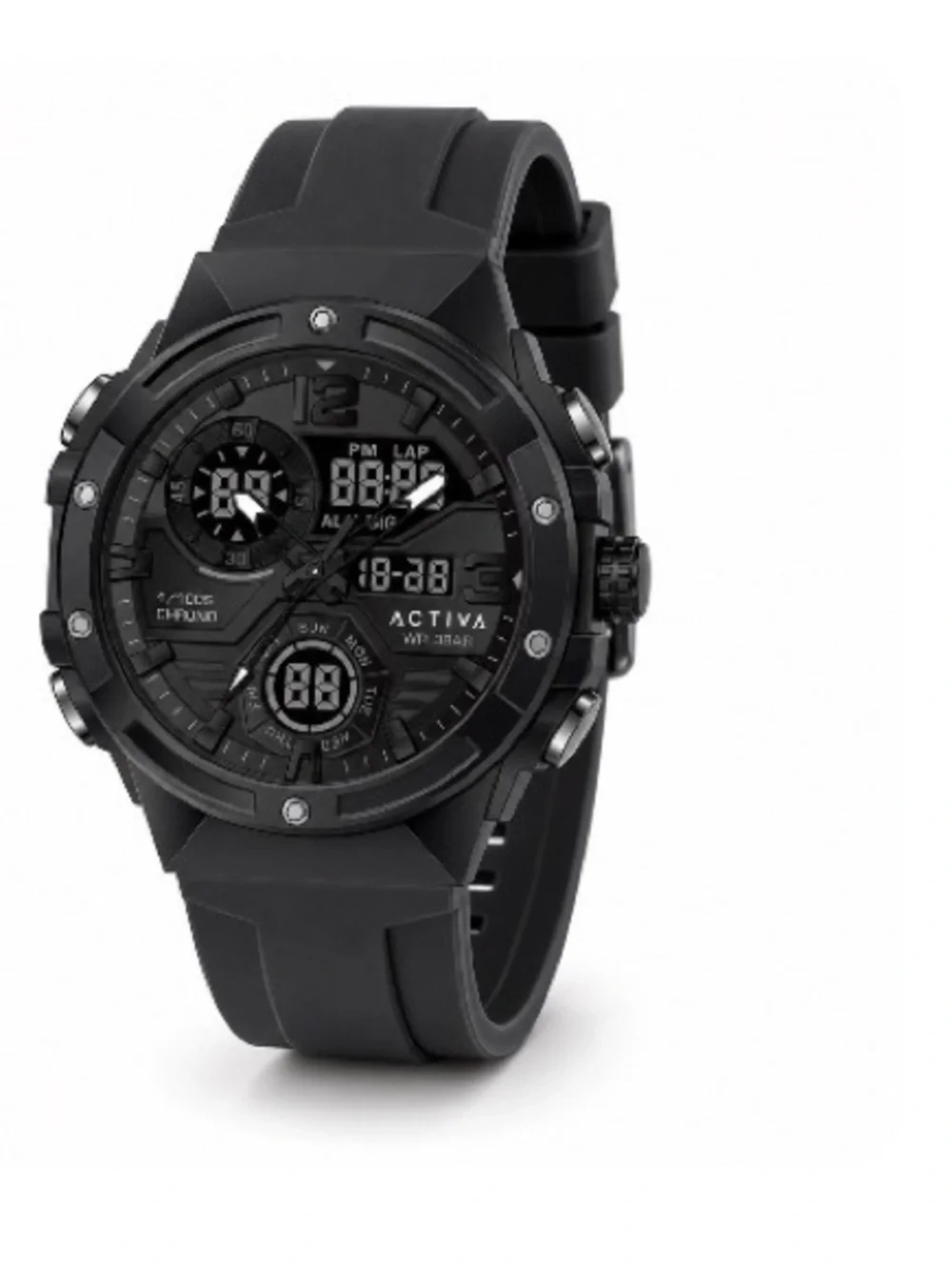 Ativa Men's Black Sport Chronograph Watch